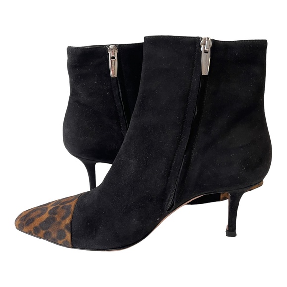 Gianvito Rossi Lucy 70 ankle boot in Suede and animal print Size EU 37, US 7 - Picture 4 of 11